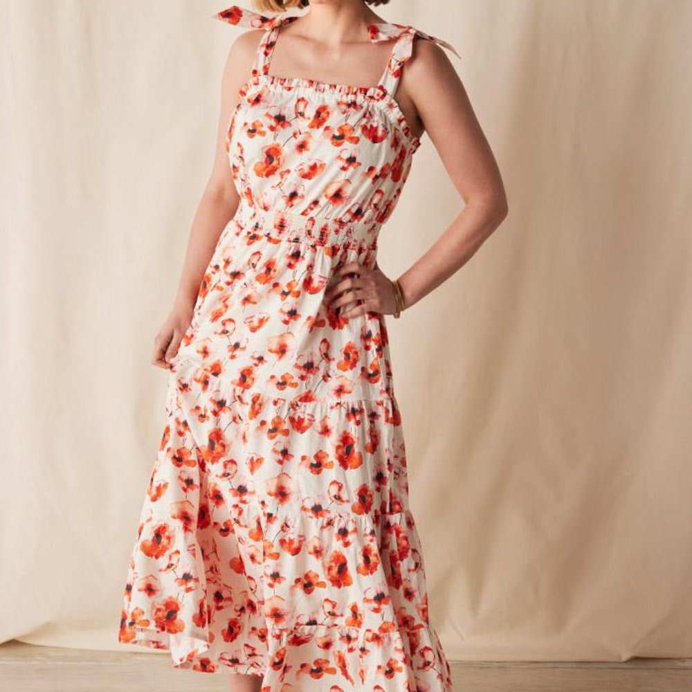 Matilda Jane Summer Siesta Poppy Maxi Dress NWOT (washed but never worn)